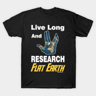 Flat Earth Map T-Shirt